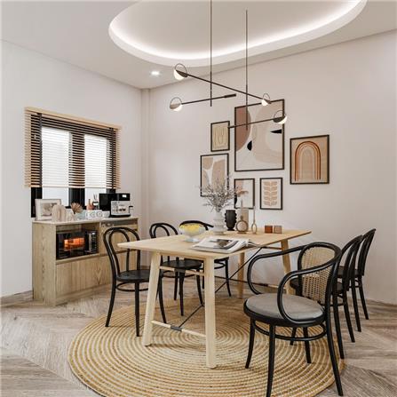 ตู้เตี้ยบานผสม SB FURNITURE PURIN 19220502 120 ซม. สีแคนยอนโอ๊ค_7