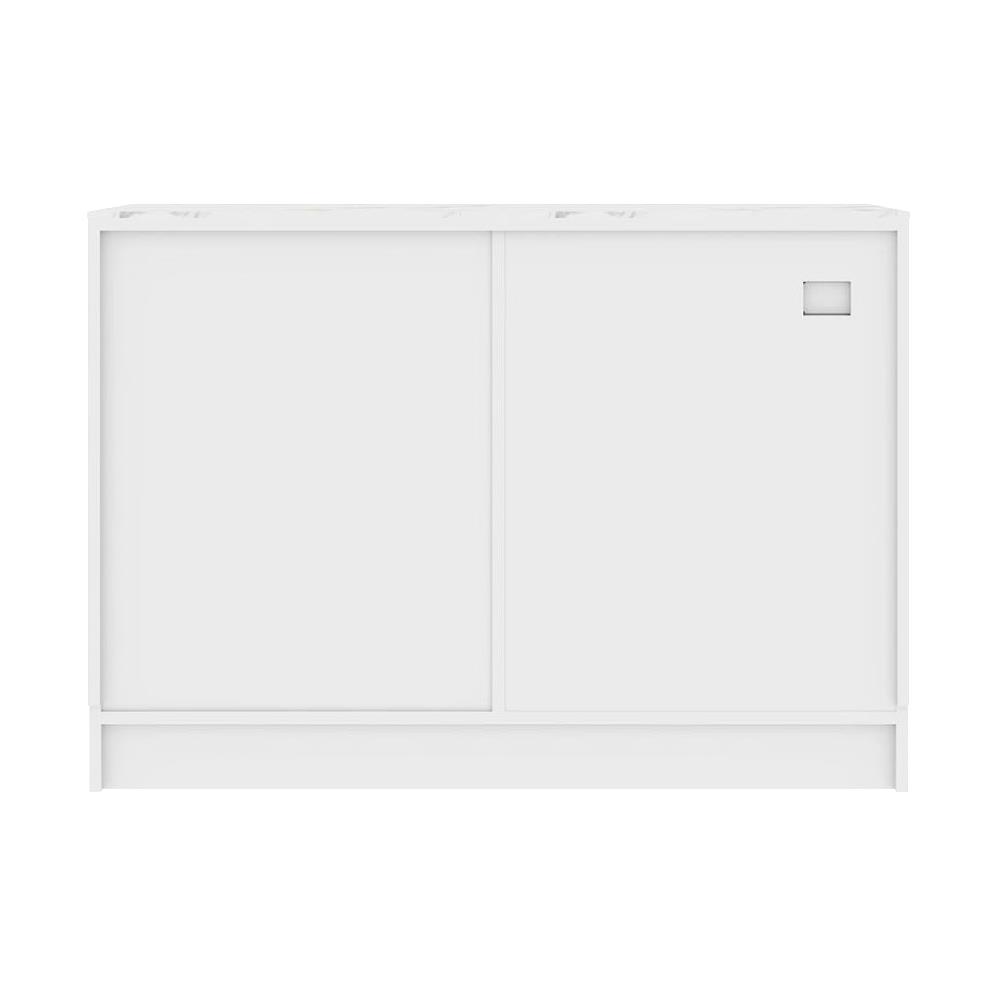 ตู้เตี้ย SB FURNITURE PURIN 19220503 120 ซม. สีขาว