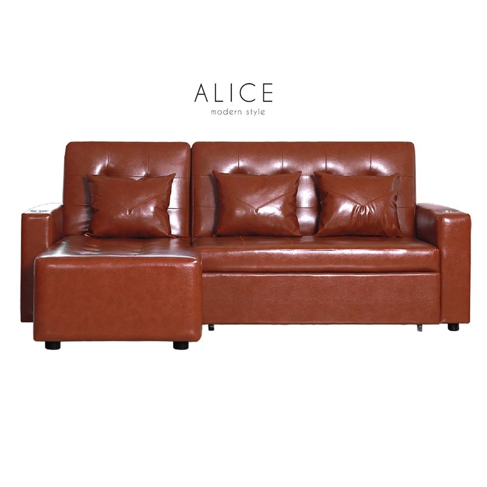 โซฟาเบด AS FURNITURE ALICE RBWB21 สีน้ำตาลอ่อน