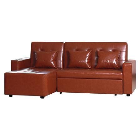 โซฟาเบด AS FURNITURE ALICE RBWB21 สีน้ำตาลอ่อน_1