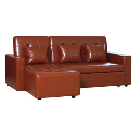 โซฟาเบด AS FURNITURE ALICE RBWB21 สีน้ำตาลอ่อน_3