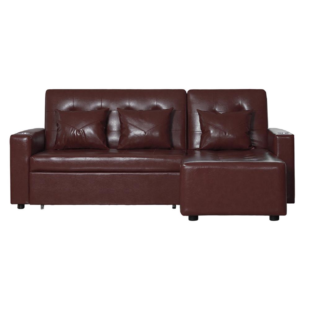 โซฟาเบด AS FURNITURE ALICE LBWB22 สีน้ำตาลเข้ม