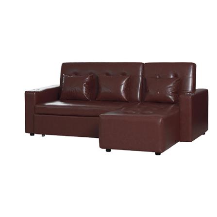 โซฟาเบด AS FURNITURE ALICE LBWB22 สีน้ำตาลเข้ม_1