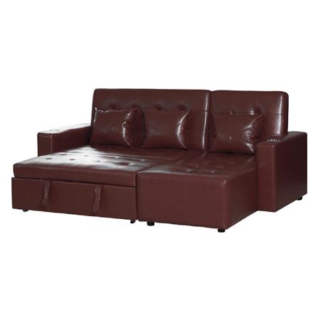 โซฟาเบด AS FURNITURE ALICE LBWB22 สีน้ำตาลเข้ม_2