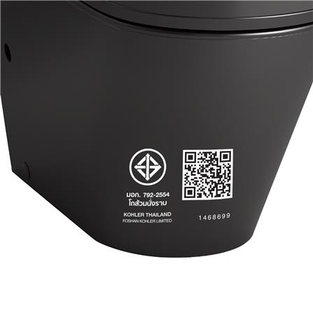 สุขภัณฑ์ 1 ชิ้น KOHLER K-22378X-C-HB1 สีดำ_2
