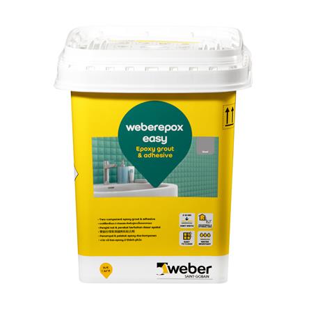 กาวยาแนว WEBER เวเบอร์อีพ็อก อีซี่ 5 กก. สีเทาเข้ม_0