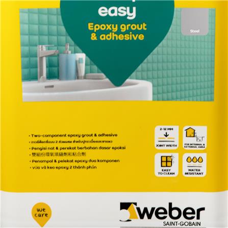 กาวยาแนว WEBER เวเบอร์อีพ็อก อีซี่ 5 กก. สีเทาเข้ม_1