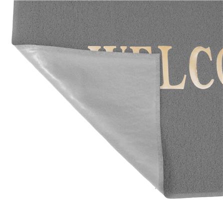 พรมเช็ดเท้าดักฝุ่น HOME LIVING STYLE WELCOME 120X180 ซม. สีเทา_1