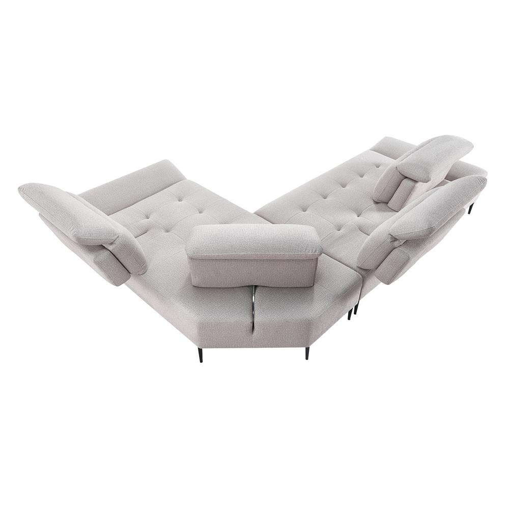 โซฟาเข้ามุมขวา BENETTA PALAZZO สีเทา