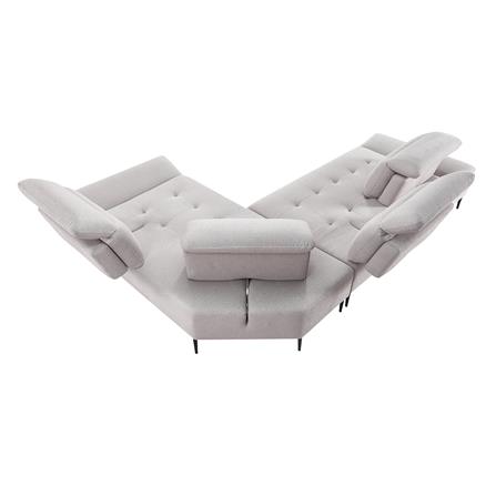 โซฟาเข้ามุมขวา BENETTA PALAZZO สีเทา_2