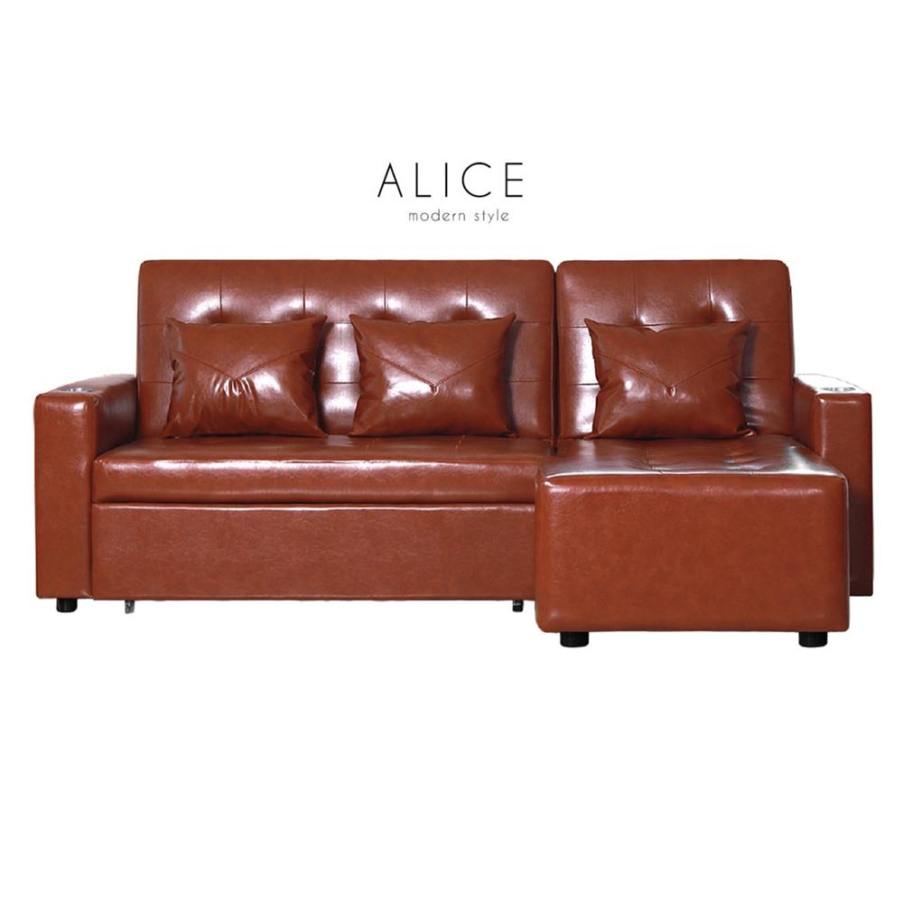 โซฟาเบด AS FURNITURE ALICE LBWB21 สีน้ำตาลอ่อน