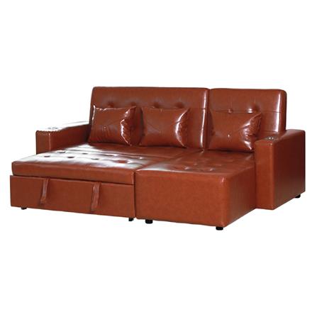 โซฟาเบด AS FURNITURE ALICE LBWB21 สีน้ำตาลอ่อน_2