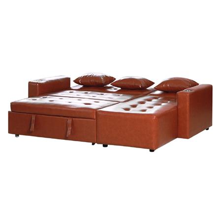 โซฟาเบด AS FURNITURE ALICE LBWB21 สีน้ำตาลอ่อน_3