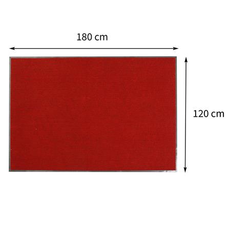 พรมเช็ดเท้าดักฝุ่น HOME LIVING STYLE MX-U650 120X180 ซม. สีแดงเข้ม_8