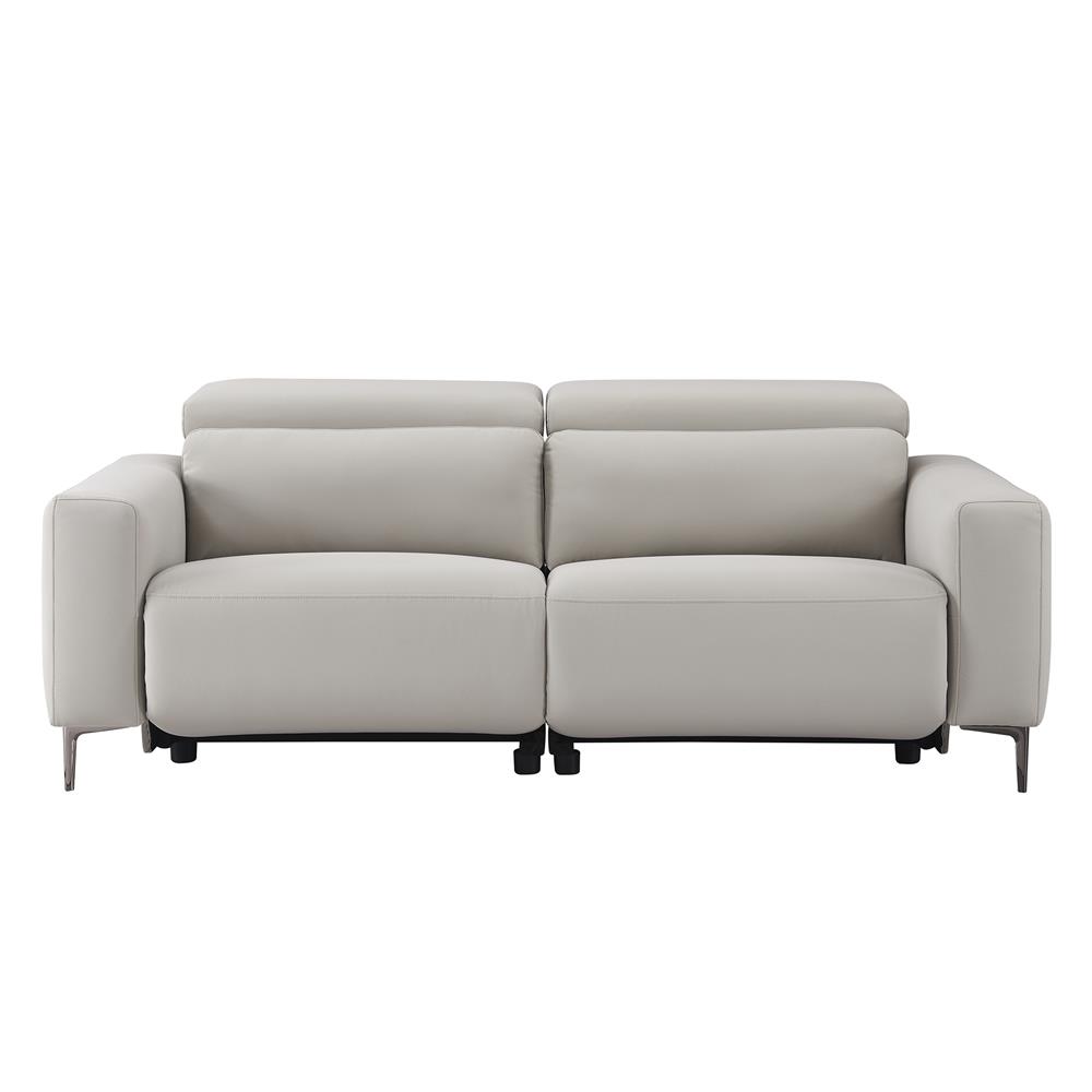 เก้าอี้ปรับเอนนอนไฟฟ้า 2 ที่นั่ง BENETTA LARISA สีเทา_1