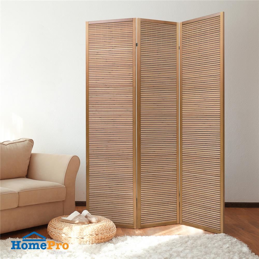 ฉากกั้น 3 บานพับ FURDINI LONGATO สีวอลนัท