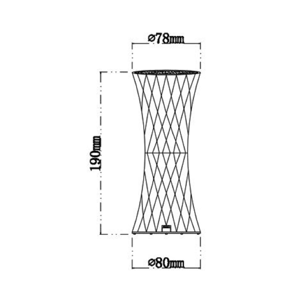 ไฟตั้งโต๊ะ LED CARINI D23007 1 วัตต์ สีใส 1 หัว