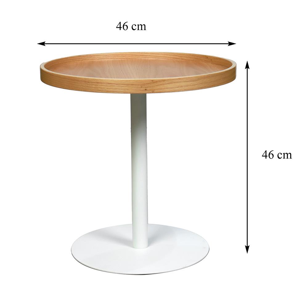 โต๊ะข้าง FURDINI MACARTI-46 สี NATURAL