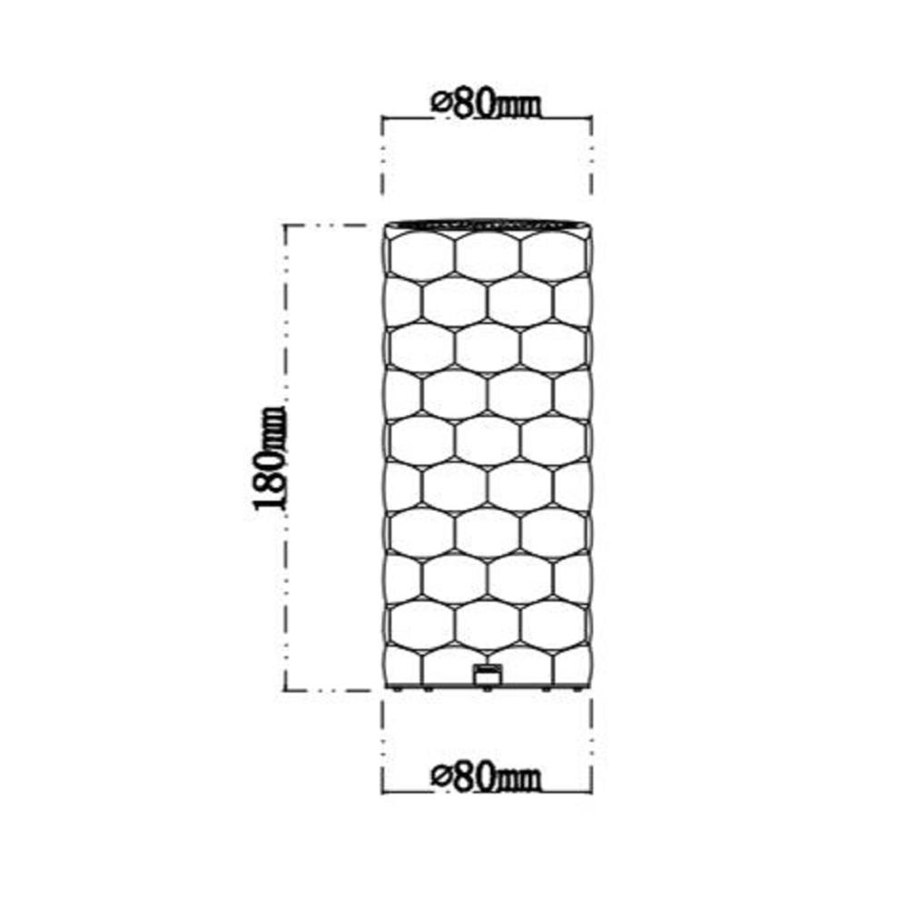 ไฟตั้งโต๊ะ LED CARINI D23008 1 วัตต์ สีใส 1 หัว