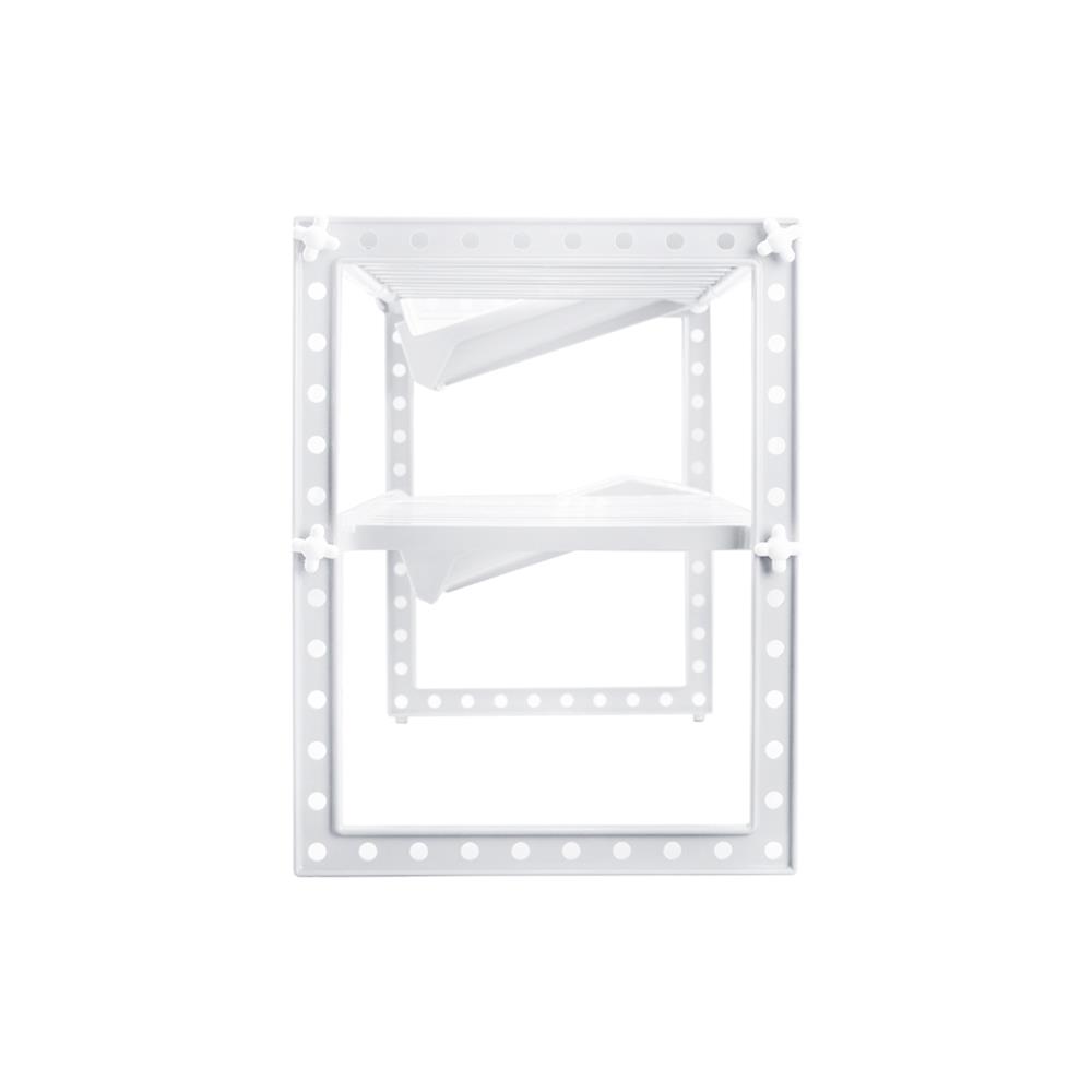 ชั้นวางใต้ซิงค์ 2 ชั้น ปรับขนาดได้ 45-76 ซม. KECH