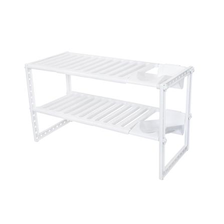 ชั้นวางใต้ซิงค์ 2 ชั้น ปรับขนาดได้ 45-76 ซม. KECH