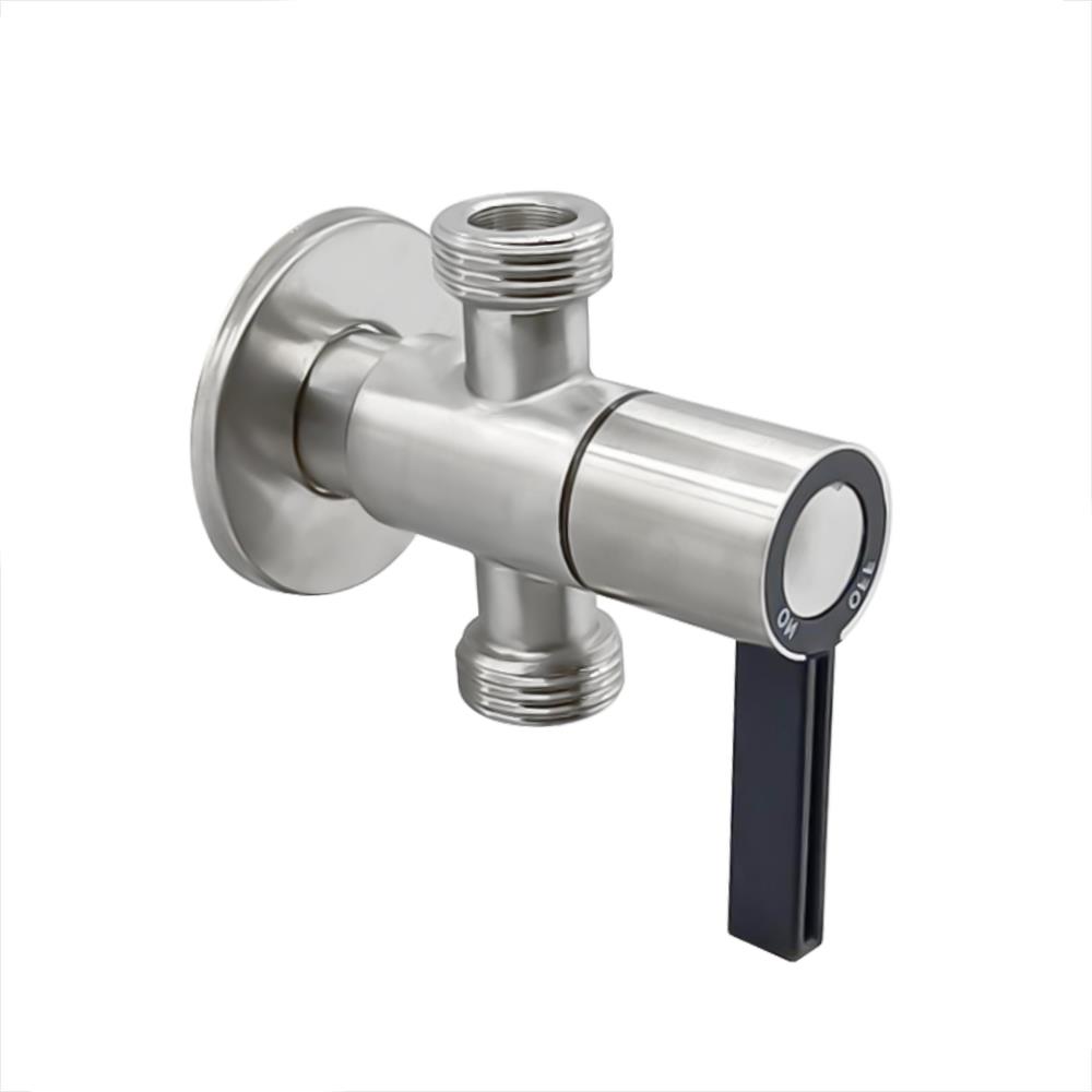 สต๊อปวาล์ว 2 ทาง LUZERN LSV-312 สีสเตนเลส