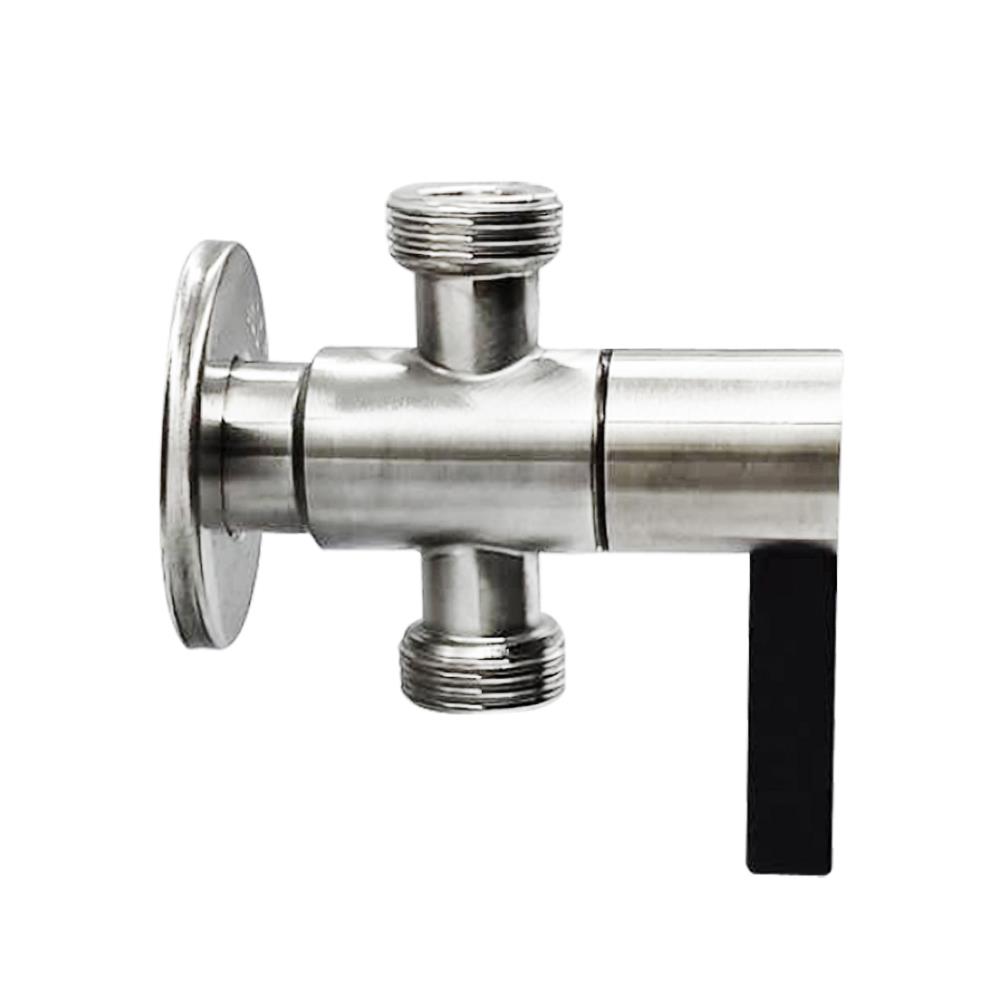 สต๊อปวาล์ว 2 ทาง LUZERN LSV-312 สีสเตนเลส