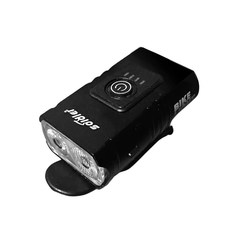 ไฟหน้าจักรยาน GRANDE RECHARGE BICYCLE LAMP QAB สีดำ
