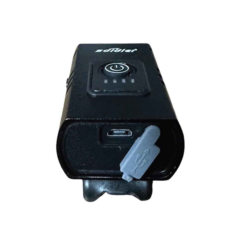 ไฟหน้าจักรยาน GRANDE RECHARGE BICYCLE LAMP QAB สีดำ