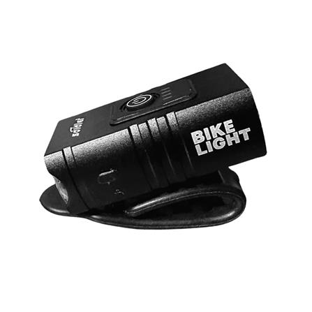 ไฟหน้าจักรยาน GRANDE RECHARGE BICYCLE LAMP QAB สีดำ_1