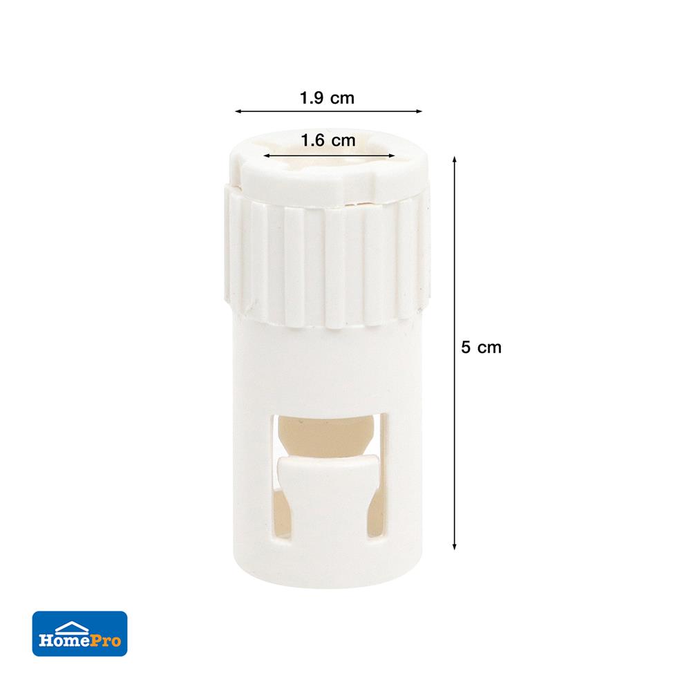 ข้อต่อท่ออ่อน ELECKTA 16 มม. สีขาว แพ็ก 20 ชิ้น