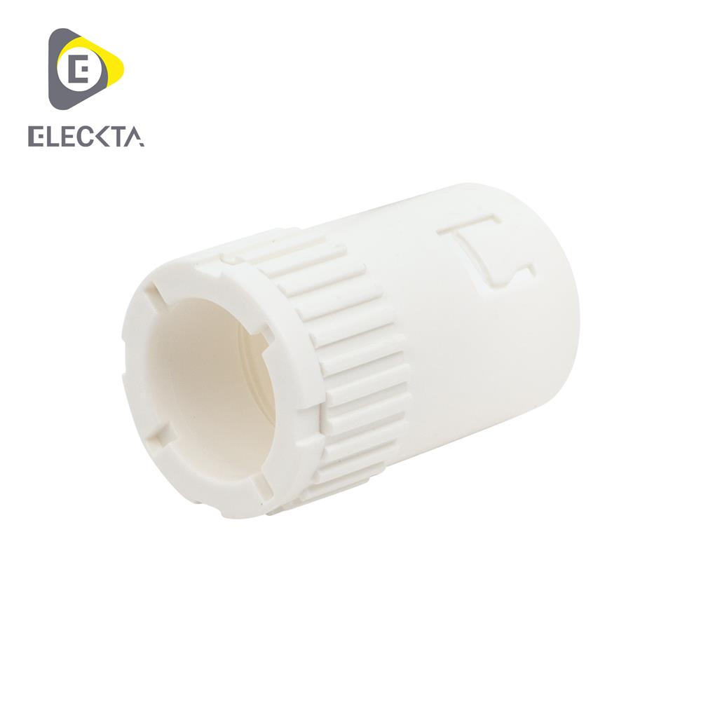 ข้อต่อท่ออ่อน ELECKTA 32 มม. สีขาว แพ็ก 2 ชิ้น