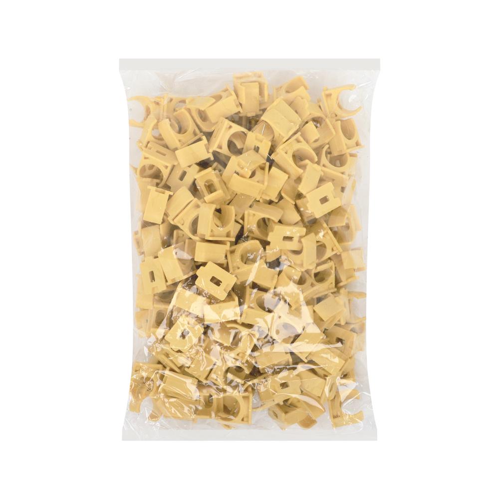 คลิปก้ามปู ELECKTA 3/8 นิ้ว สีเหลือง แพ็ก 200 ชิ้น