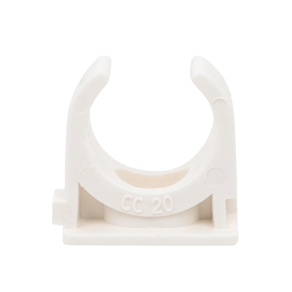 คลิปก้ามปู ELECKTA 20 มม. สีขาว แพ็ก 200 ชิ้น