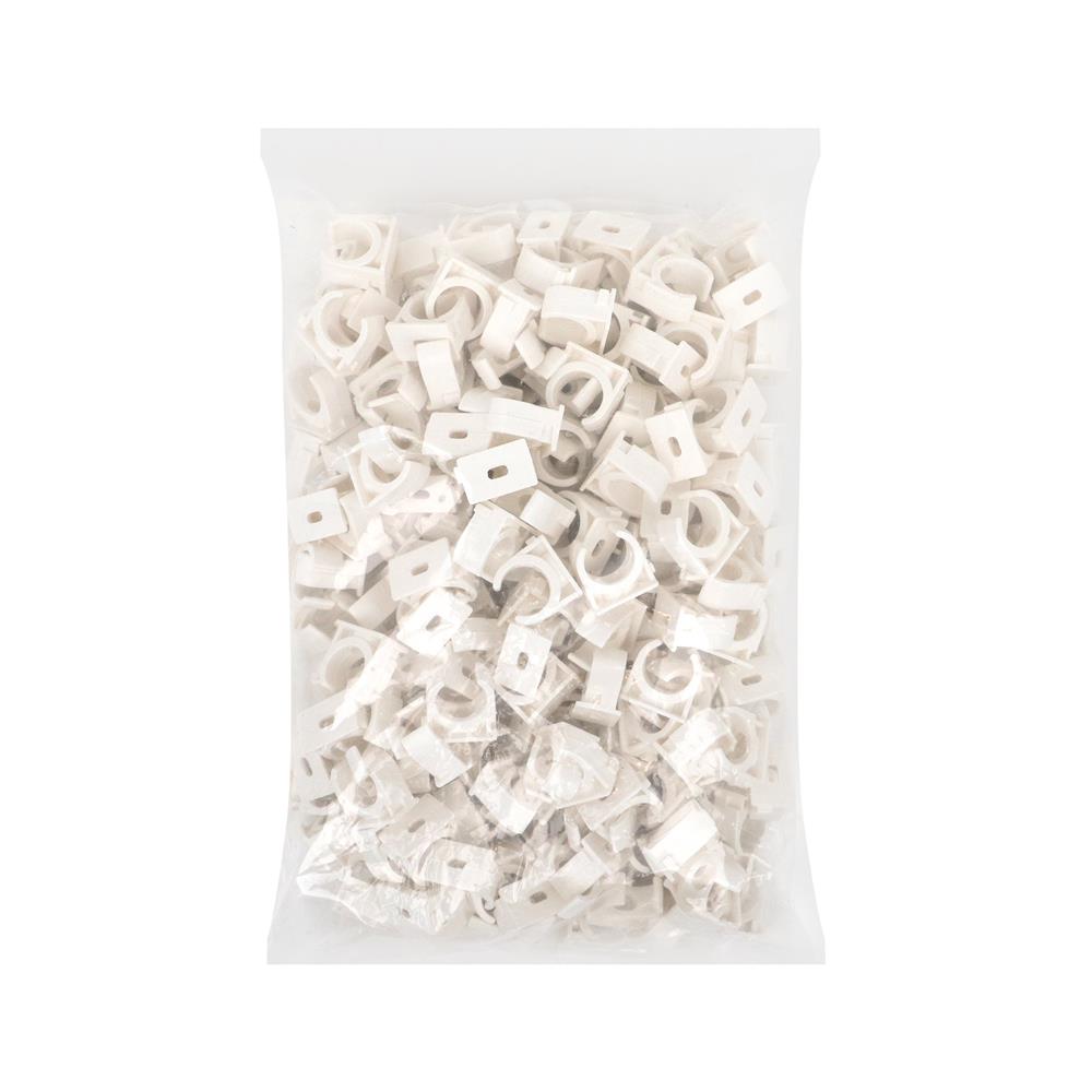 คลิปก้ามปู ELECKTA 20 มม. สีขาว แพ็ก 200 ชิ้น