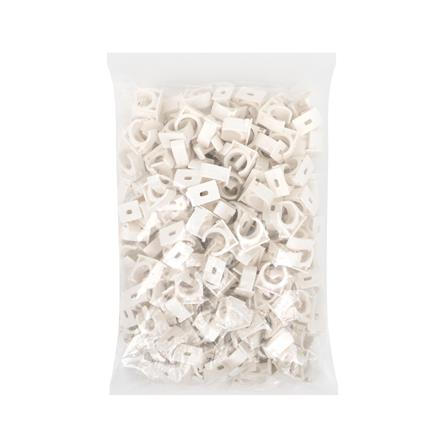 คลิปก้ามปู ELECKTA 20 มม. สีขาว แพ็ก 200 ชิ้น_2