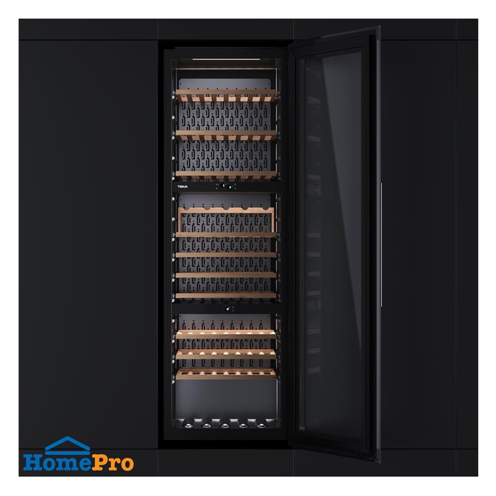 ตู้แช่ไวน์ TEKA RVI 30097 GBK 93 ขวด สีดำ