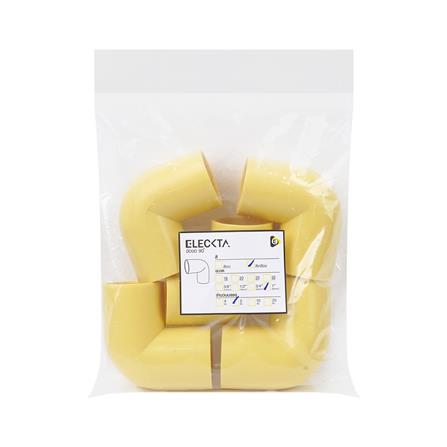 ข้องอ 90 องศา ร้อยสาย ELECKTA 1 นิ้ว สีเหลือง แพ็ก 5 ชิ้น_2