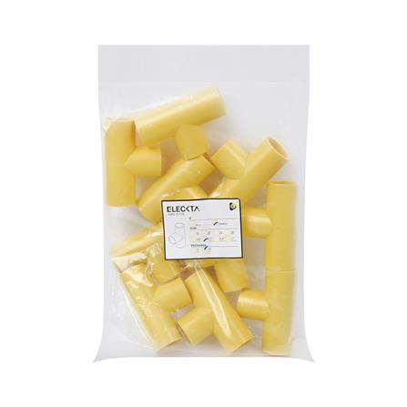 ข้อต่อ 3 ทาง ELECKTA 1/2 นิ้ว สีเหลือง แพ็ก 10 ชิ้น_2