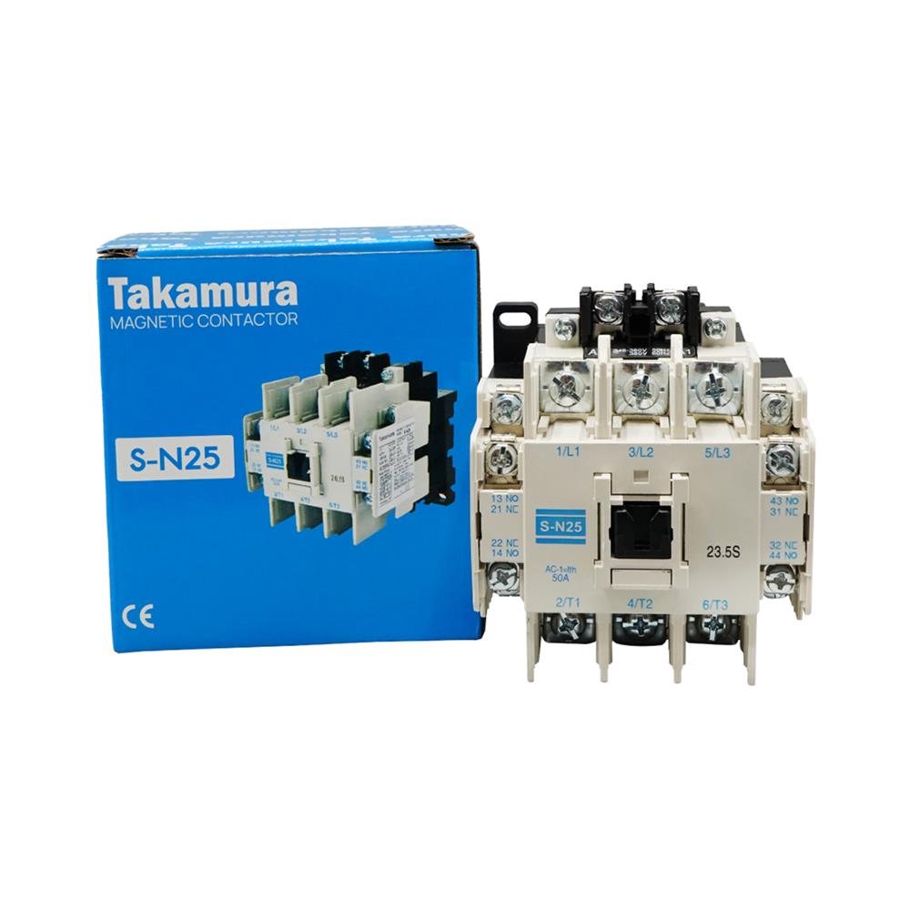 แมกเนติก คอนแทคเตอร์ TAKAMURA S-N25-380V