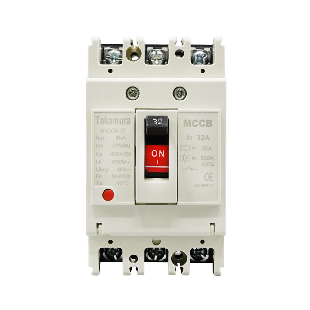 ออโต้เบรกเกอร์ TAKAMURA TNF63CW-3P32A 5KA 3 เฟส