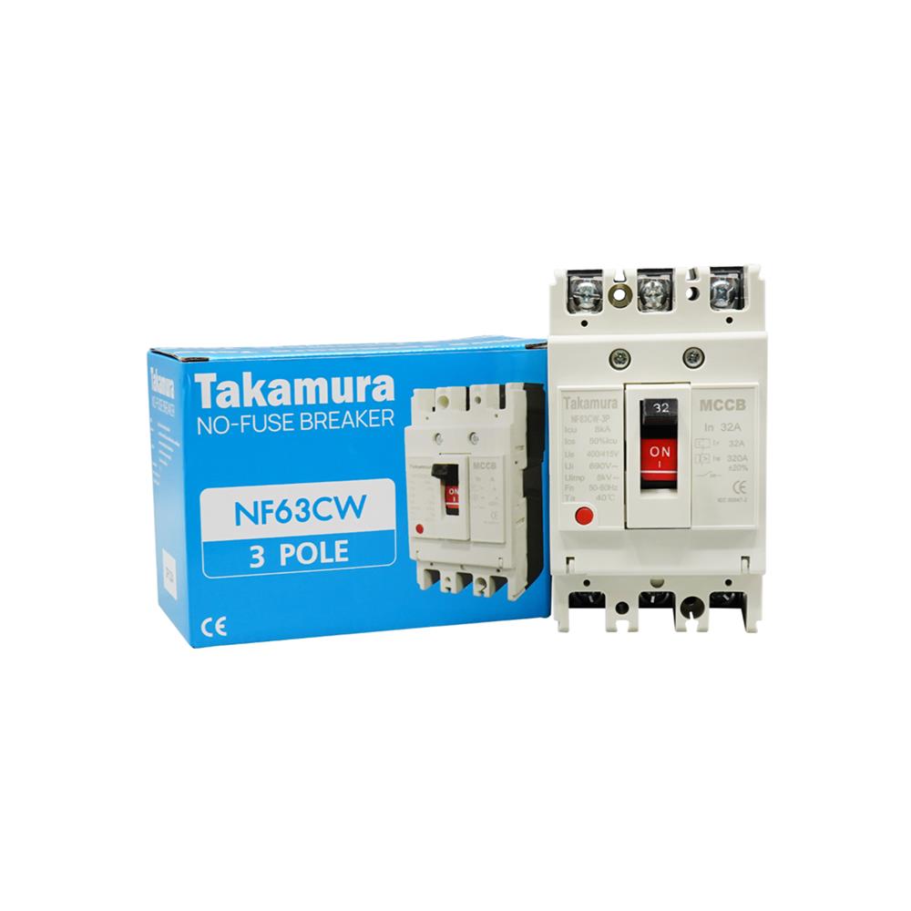 ออโต้เบรกเกอร์ TAKAMURA TNF63CW-3P32A 5KA 3 เฟส