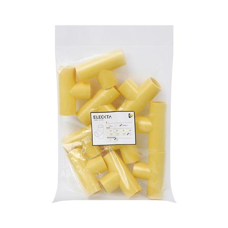 ข้อต่อ 3 ทาง ELECKTA 1 นิ้ว สีเหลือง แพ็ก 10 ชิ้น_2