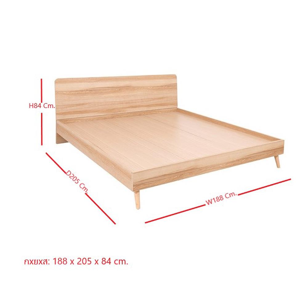 เตียง 6 ฟุต KONCEPT PLAYEAH 19214526 สีลินด์เบิร์กโอ๊ค