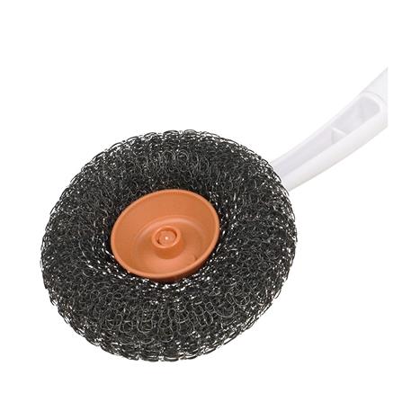 แปรงล้างกระทะฝอยสเตนเลส ACCO C-NAMI สีขาว_2