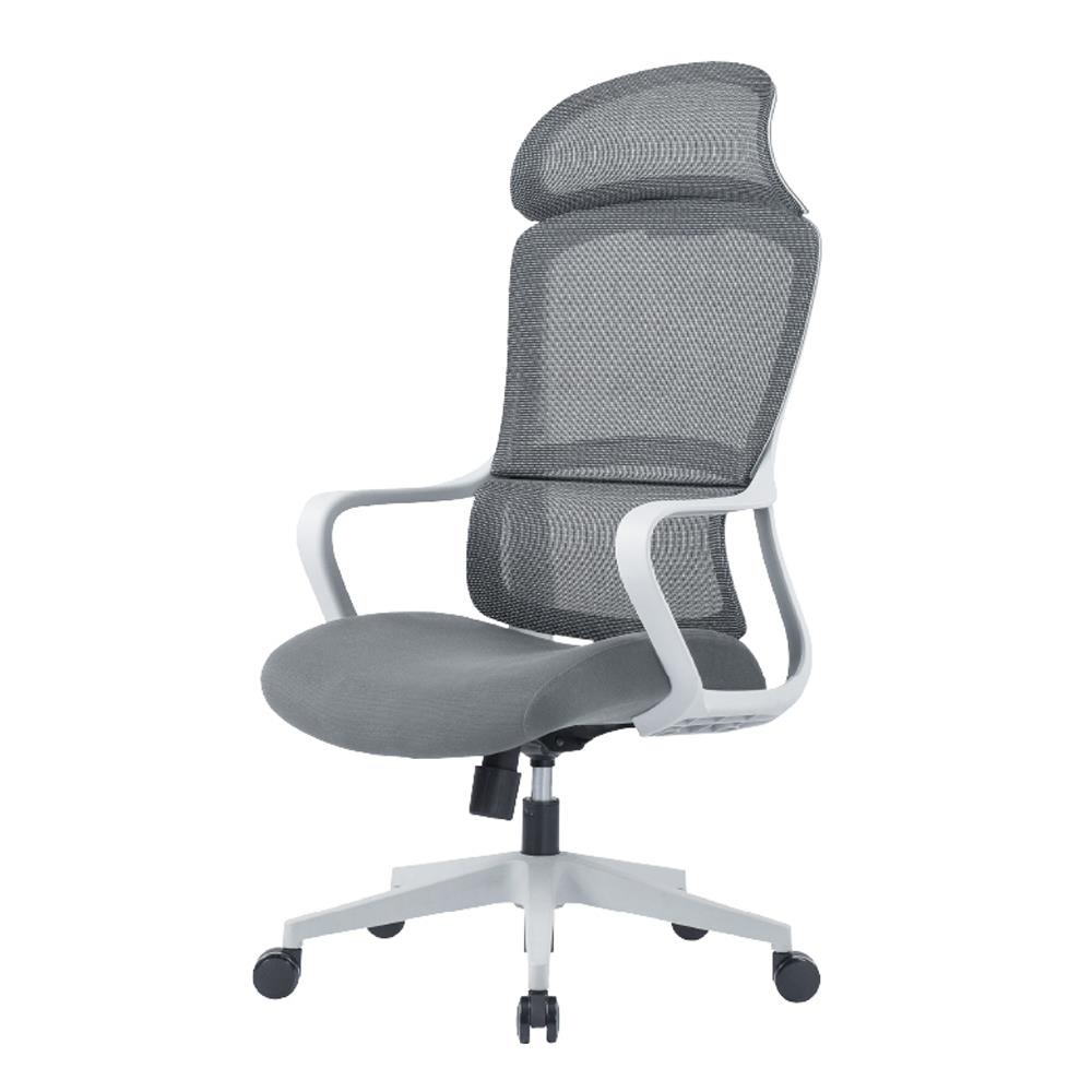 เก้าอี้เพื่อสุขภาพ WORK STATION MODEL-G สีเทา/ขาว