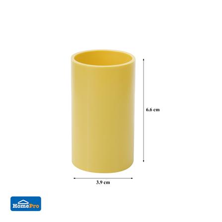 ข้อต่อตรง ELECKTA 1 นิ้ว สีเหลือง แพ็ก 4 ชิ้น_3