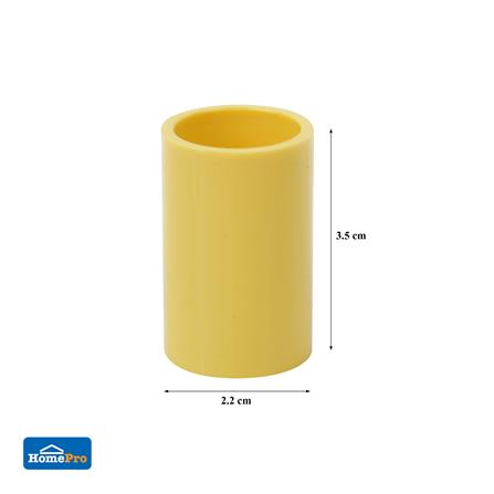 ข้อต่อตรง ELECKTA 3/8 นิ้ว สีเหลือง แพ็ก 10 ชิ้น_3