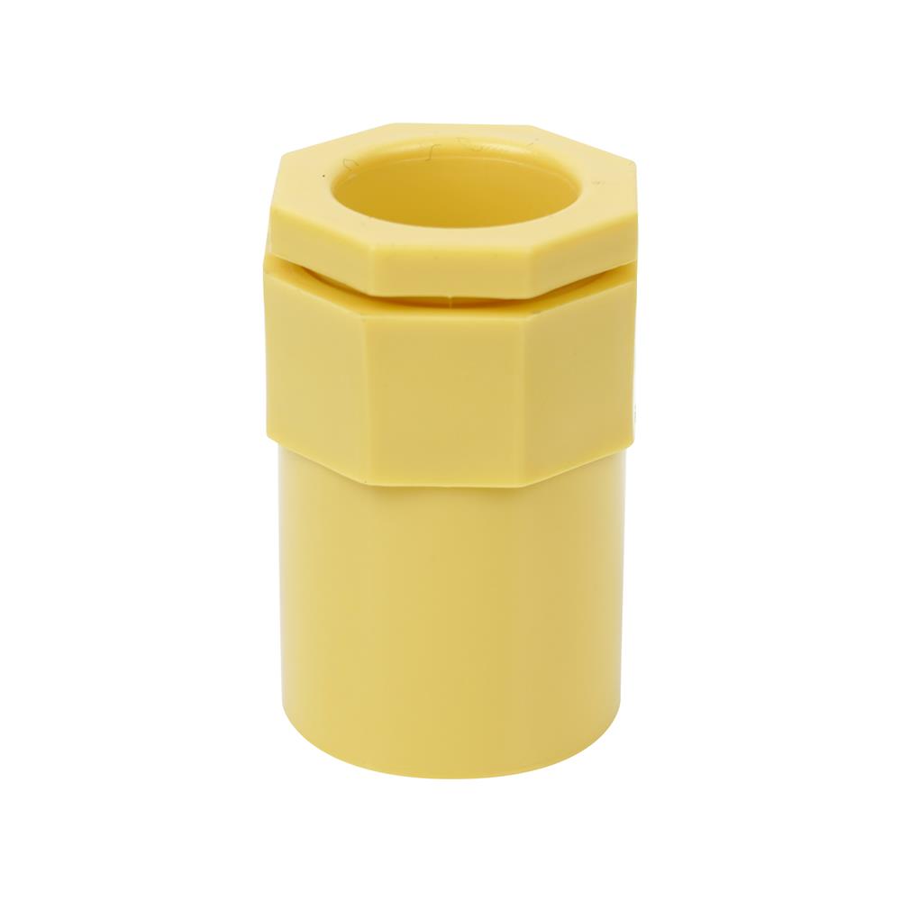 ข้อต่อเข้ากล่อง ELECKTA 3/4 นิ้ว สีเหลือง แพ็ก 20 ชิ้น