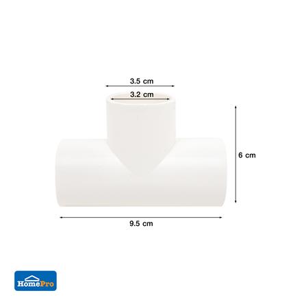 ข้อต่อสามทาง ELECKTA 32 มม. สีขาว_3